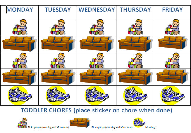 Toddler Chore Chart